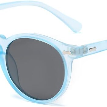 Vintage Polarized Sunglasses for Men Women Round Retro Classic Fashion Eyewear UV400 Protection Sun Glasses