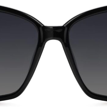 Trendy Polarized Sunglasses For Women Retro Women Oversized Square Cat Eye Sun Glasses UV Protection
