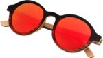 Wood Sunglasses Polarized for Men Women Uv Protection Wooden Sun Glasses Bamboo Shades