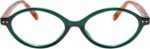 Blue Light Blocking Glasses for Women Men,Oval Glasses Frame Bluelight Glasses for Gaming/Computer/Screen