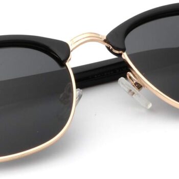 Polarized Sunglasses for Men and Women Semi-Rimless Frame Driving Sun glasses UV Blocking