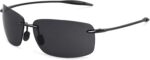 Sports Sunglasses for Men Women  Rimless Frame for Running Fishing Golf Surf Driving