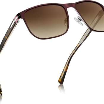 Metal Men's Sunglasses Polarized Retro Elites Style, Durable Al-Mg Large Frame, Driving Golf Glasses